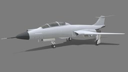 McDonnell F101B Voodoo Static historic, nuclear, usaf, drone, scenery, vintage, interceptor, target, voodoo, aircraft, museum, static, dcs, vietnam, coldwar, supersonic, mcdonell, xplane, p3d, nonrigged, msfs, hangarcerouno, asobo