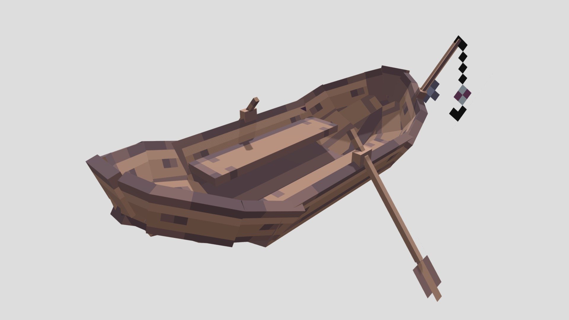 Fishing Boat (Low-poly), 43 Cubes, 128x 16bit Texture. Created in BlockBench.

Discord for Commissions: SickSnipes#0001 3d model