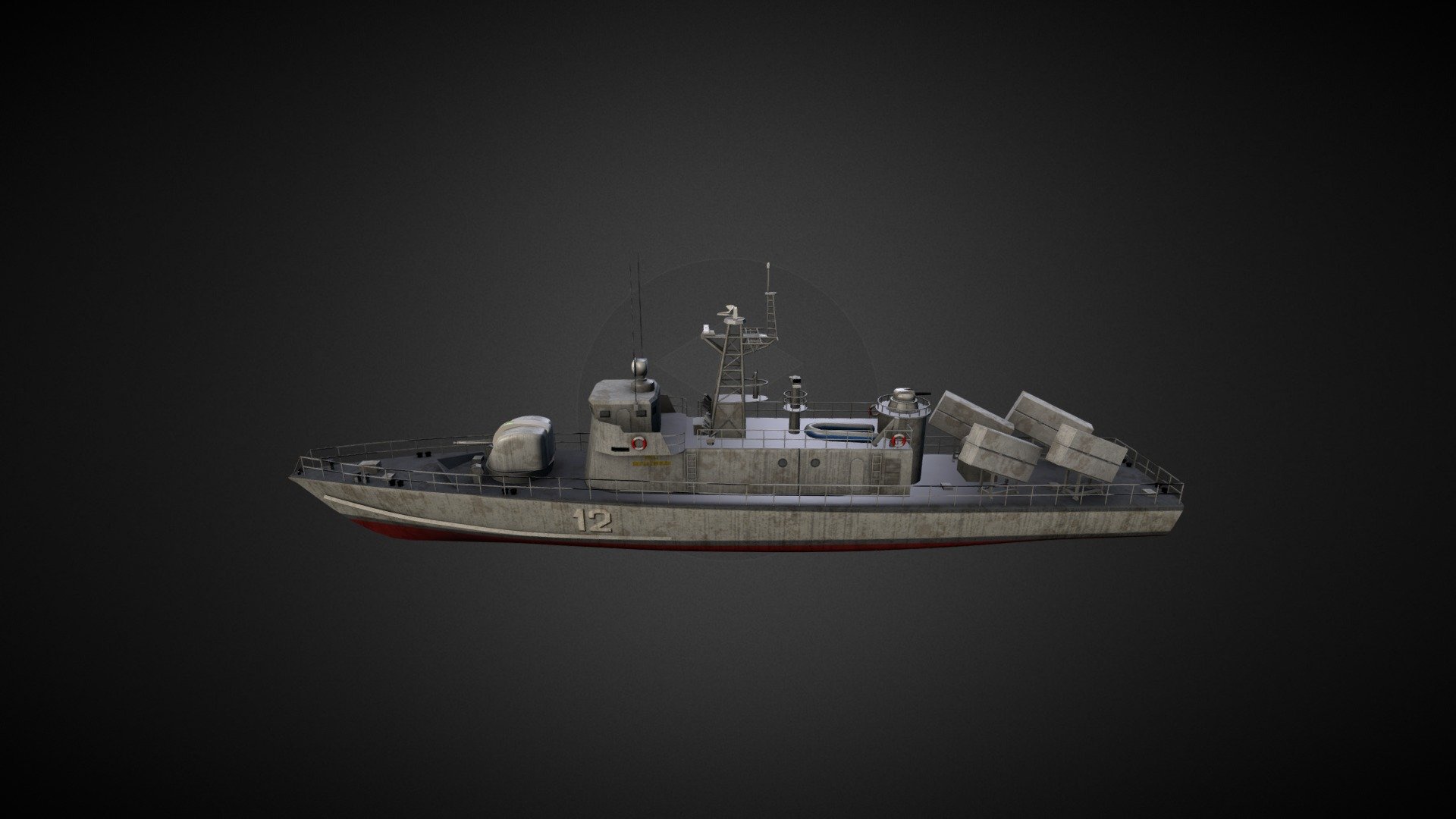 croatian build missile boat Kralj class. 
model for game in progress.
heavily in progress&hellip; - RTOP-12 Kralj Dmitar Zvonimir - 3D model by Galaxie500 (@DarkoKucina) 3d model