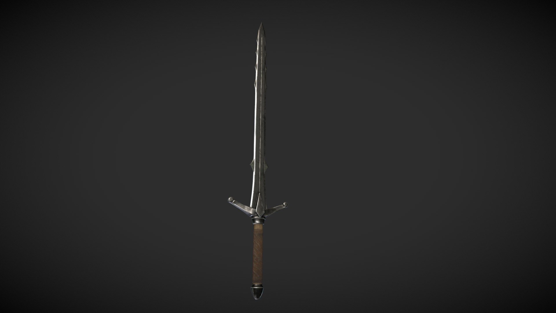 This is a remake of TES:Oblivion’s iron two-handed Claymore. It is made for Skyblivion, a massive mod for The Elder Scrolls V: Skyrim that aims to recreate the world of Oblivion, but using the updated Skyrim engine. (www.skyblivion.com) - Iron Claymore, Iron Weapons Set(TES:Skyblivion) - Buy Royalty Free 3D model by Spyros Frigas (@Spyros_F) 3d model