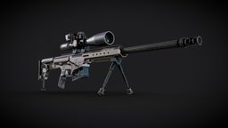 3D Sniper vr, ar, metal, sniper, xr, weapons, military, war