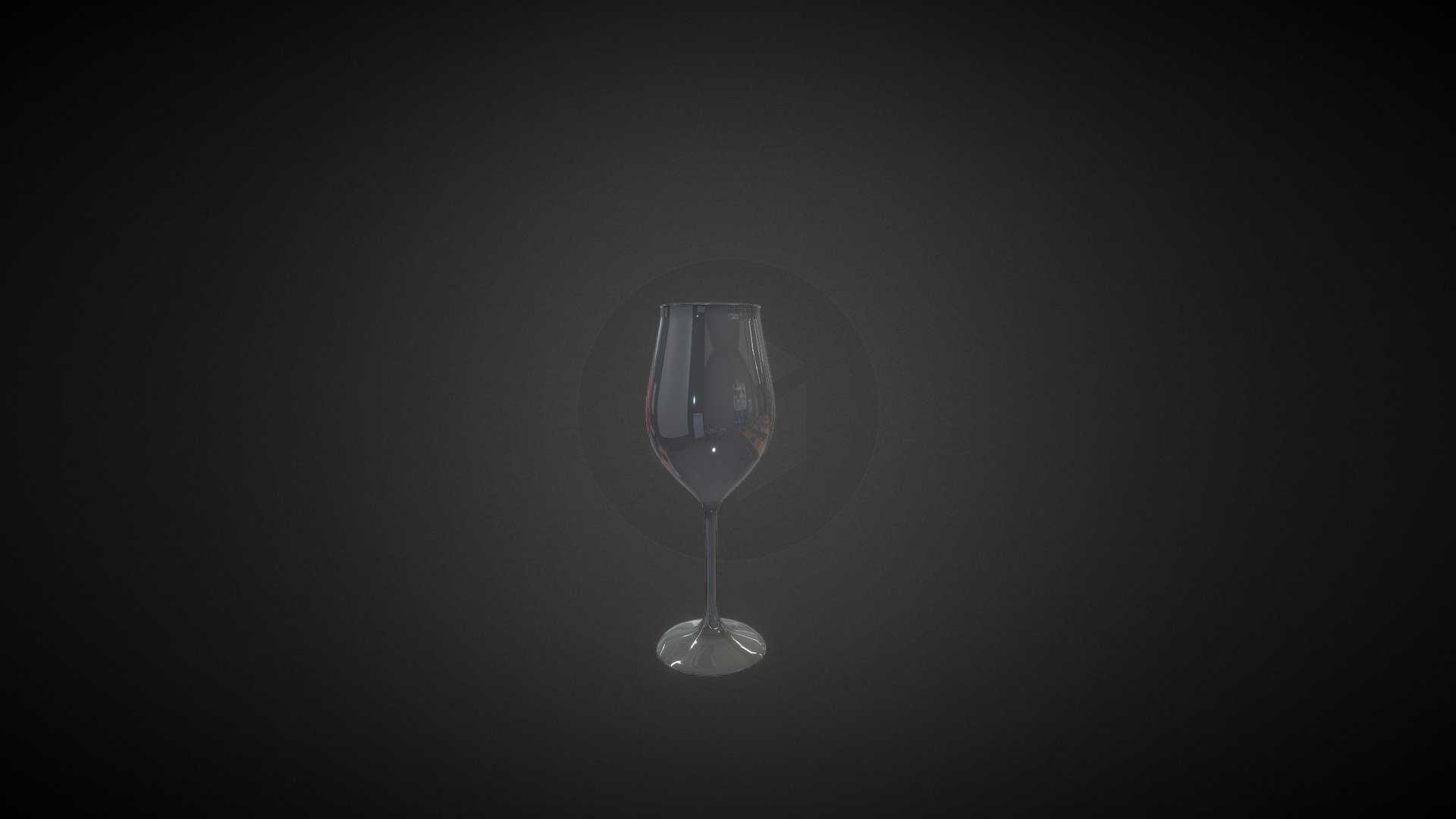 Wine Glass. Free to use 3d model