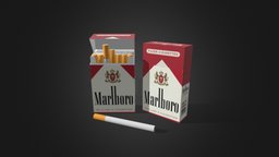 Cigarettes Pack Opened and Closed product, open, pack, danger, cancer, toxic, box, filter, smoke, tobacco, package, cigarettes, warning, unhealthy, nicotine, packet, addiction, narcotics, habit