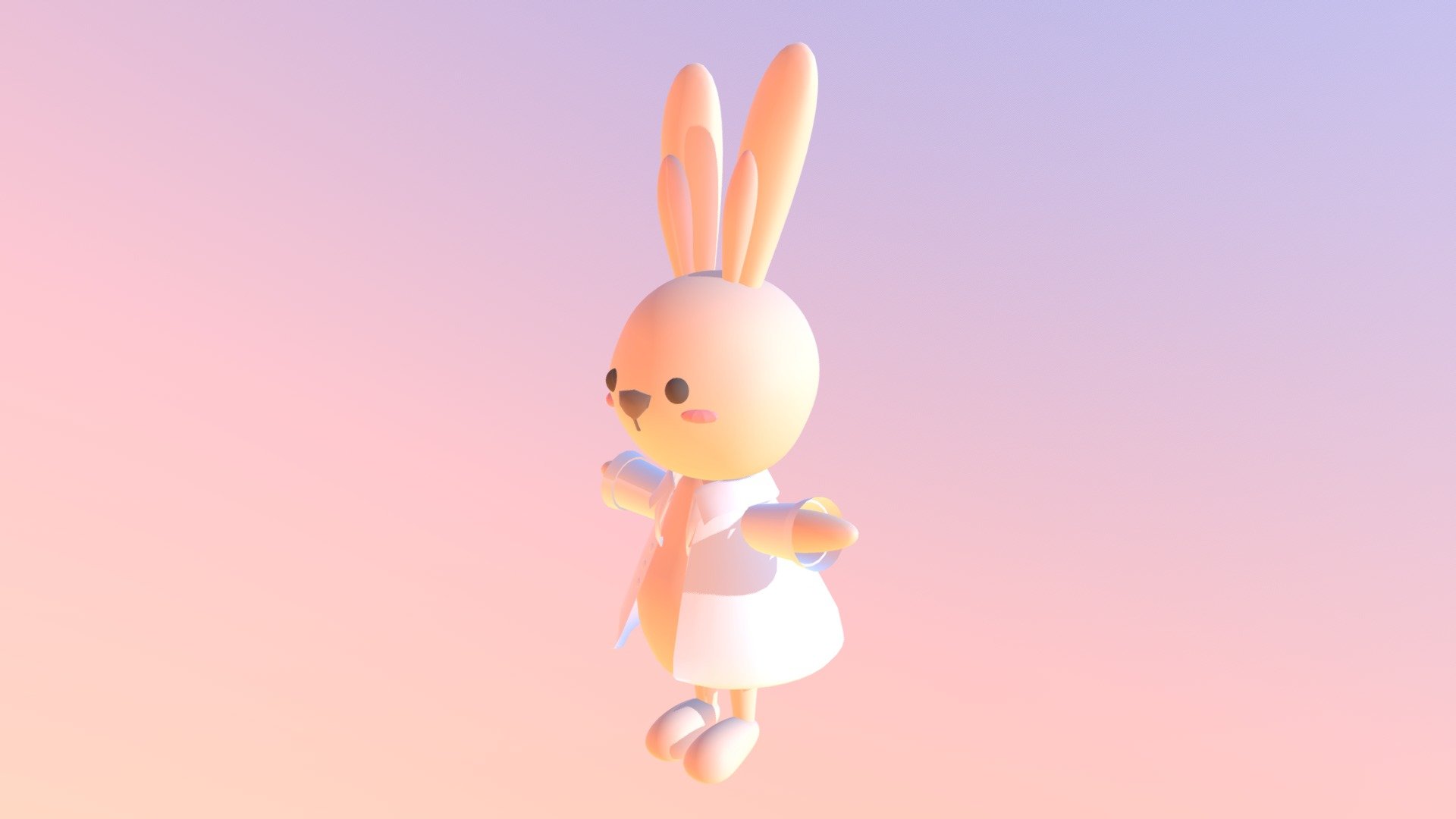 Squat! - Rabbit Squat - Download Free 3D model by hanjum 3d model