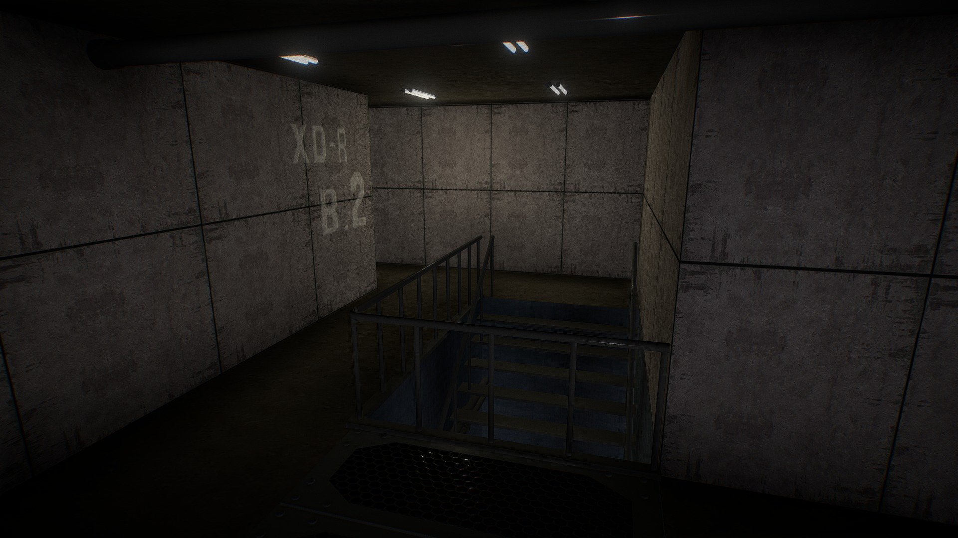 Stairway + O Room - 3D model by Biohazard Rooms (@Perriqueso) 3d model