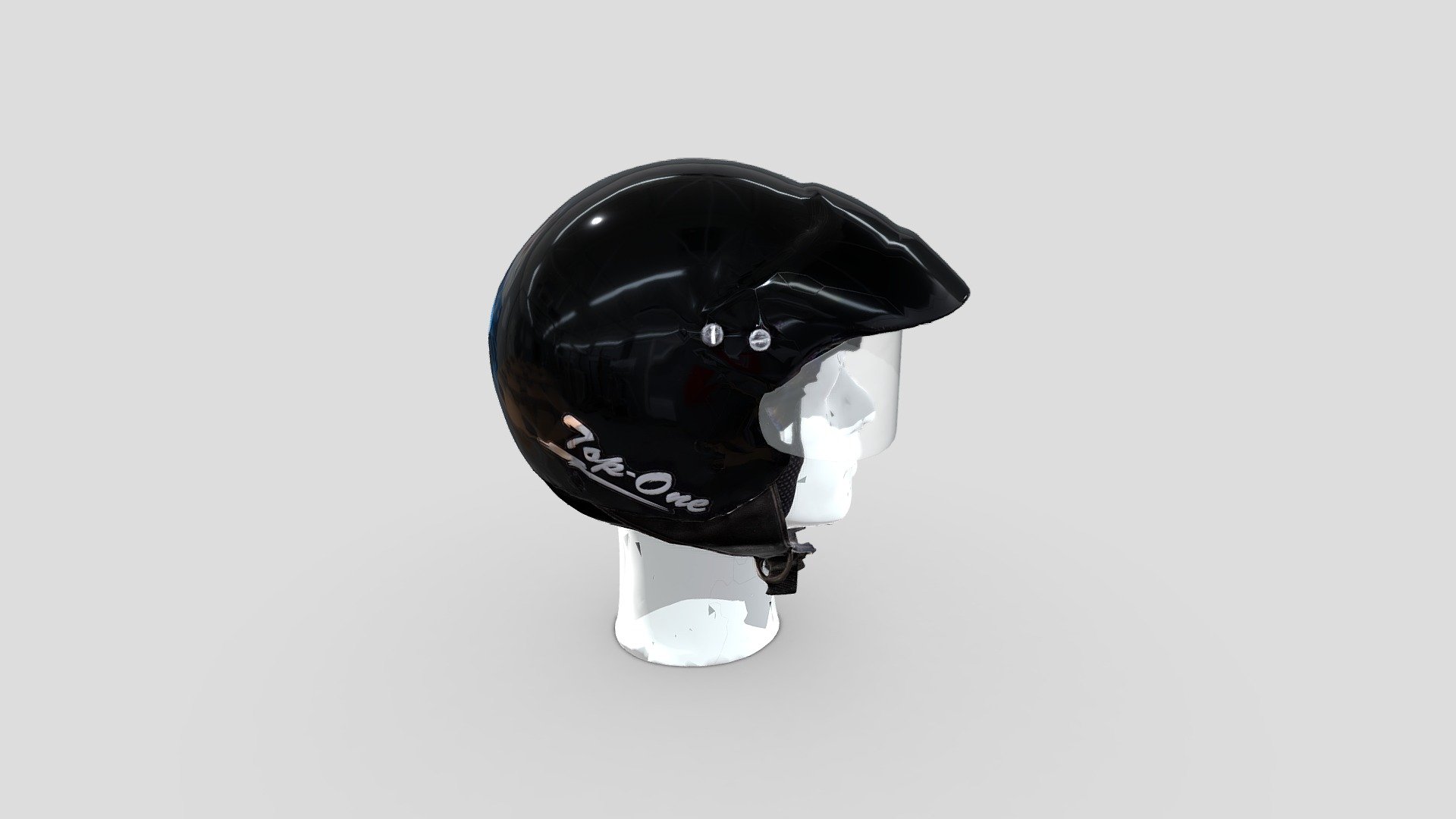3d model of a motorbike helmet captured with our 3d scanning proces - bike helmet photogrammetry - 3D model by ateliermosnov 3d model