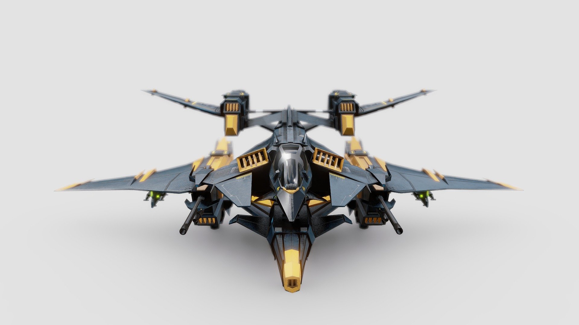 3D models of attack aircraft code name &ldquo;Starfall