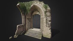 Overgrown Archway substance-painter-2, blender