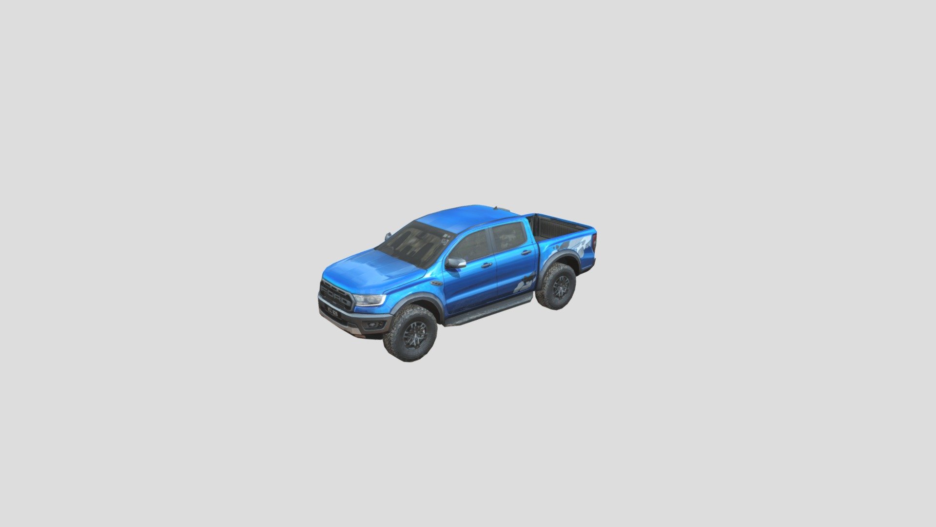 Car Ford Ranger Raptor 2021. Low poly model car with UV map texture. Created by 3dsMax 2014 Different file formats: 3dsMax,FBX,OBG,3ds,stl. The model can be used for games. Polys: 2580 Verts: 2671 UV map texture size: 2048x2048 px 3d model