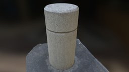 Cement Road Post scanner, scanning, 3d-scan, photorealistic, road, decorative, photogrametry, cement, photoscanning, photogrammetrie, oregon, photoscan, photogrammetry, 3dscan
