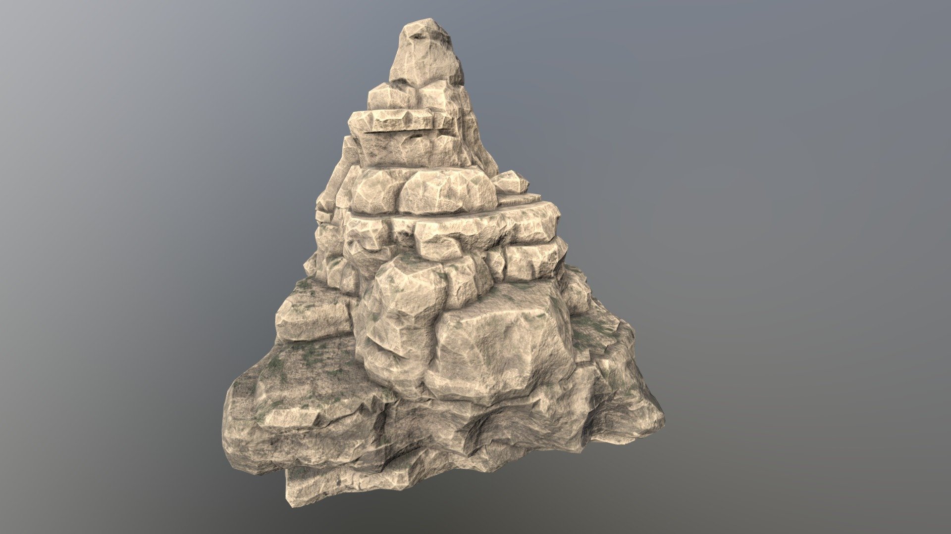 Cliff main form generator test - Download Free 3D model by TertiumOrganum 3d model