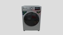 Front Load Washing Machine vr, ar, auto, modelin, substance, maya, texturing, lighting, augmented-reality, animation