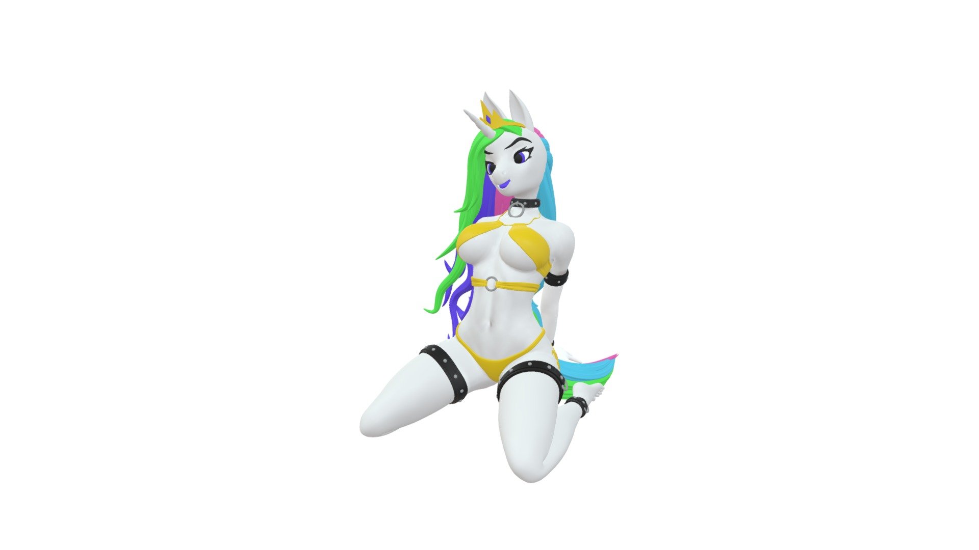Princess Celestia furry girl ready for action!

Find the Stl files for 3D printing at:

https://3doit.net/ - Pony Celeste - 3D model by 3doit.net 3d model