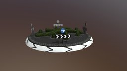 Roundabout custom, traffic, mod, content, cities, skylines, roundabout