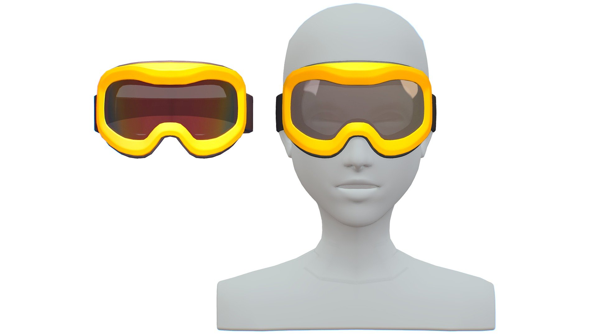 Cartoon High Poly Subdivision Ski Goggles

No HDRI map, No Light, No material settings - only Diffuse/Color Map Texture (1024x1024)

More information about the 3D model: please use the Sketchfab Model Inspector - Key (i) - Cartoon High Poly Subdivision Ski Goggles - Buy Royalty Free 3D model by Oleg Shuldiakov (@olegshuldiakov) 3d model