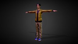 young character humanoid, kid, boy, child, rig, young, riged, freemodel, character, unity, unity3d, game, animation, free, human