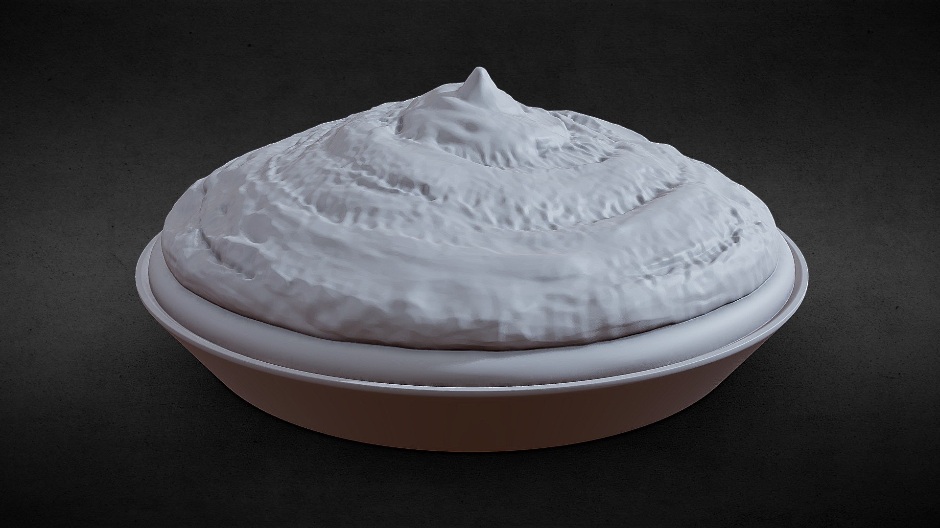 This is a 3D Printable sculpt of a generic cream pie, but mainly conceived to go with figures and displays of the 80´s sci-fi movie Killer Klowns from Outer Space.

Watertight 3d model ready for 3d printing. No hollowed. No supports provided. 1 piece each, continuous surface. OBJ and STL 3D model - 3D PRINTABLE CREAM PIE KILLER KLOWNS - Buy Royalty Free 3D model by Ratboy3D 3d model