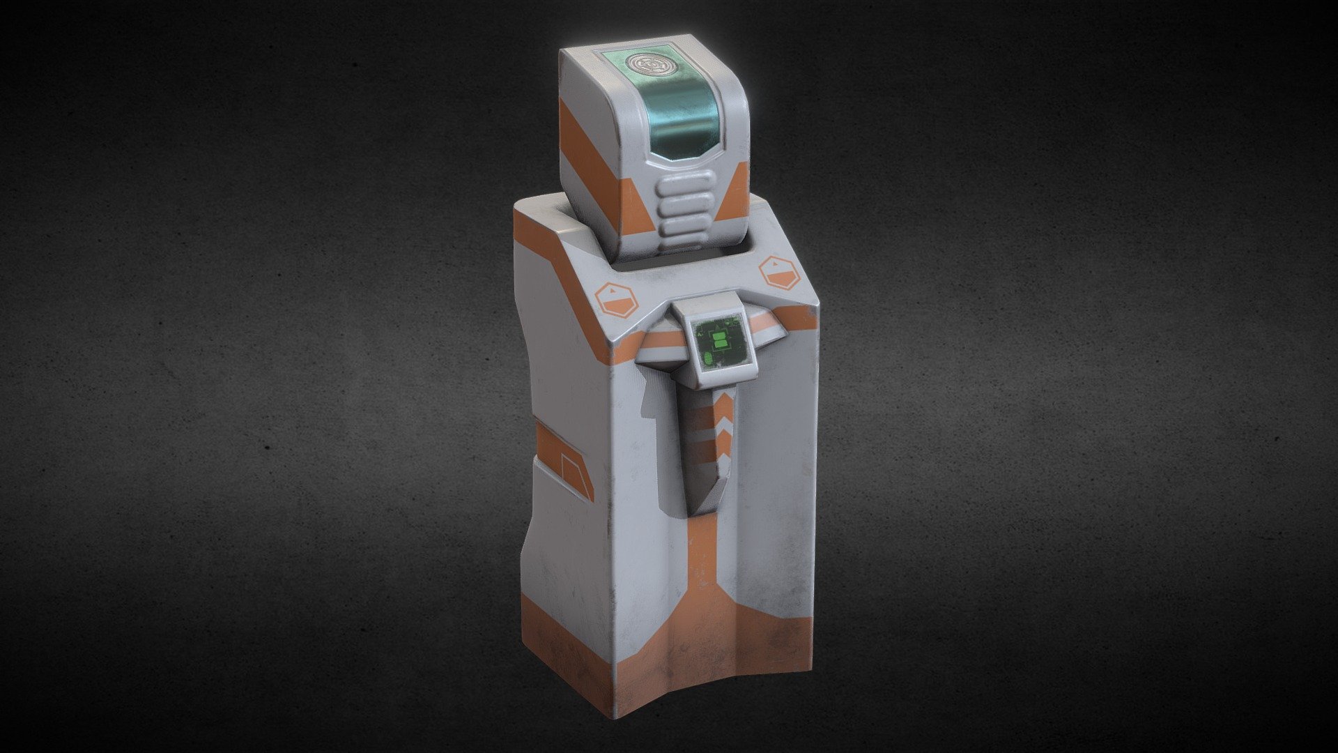 just a water cooler&hellip;from the future - Future water cooler - 3D model by acidzenith 3d model