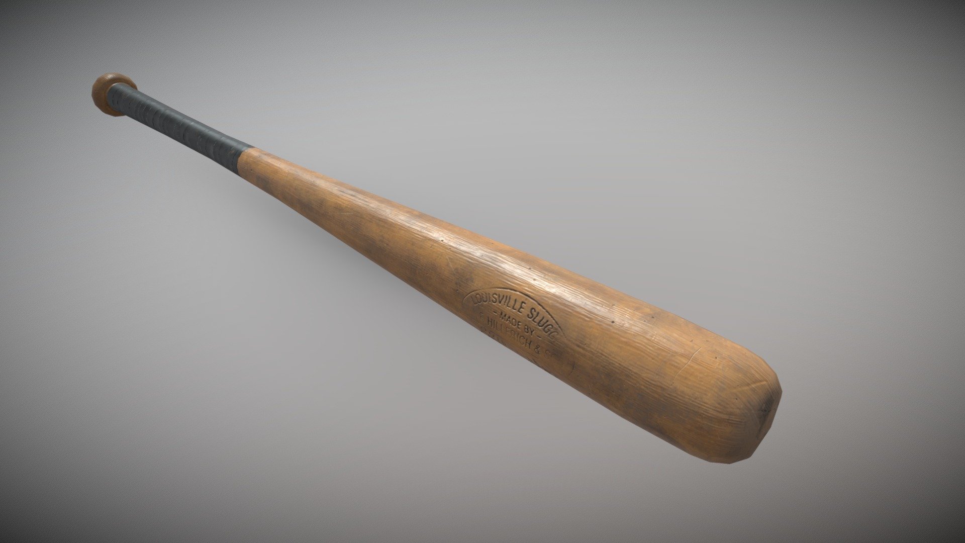 Baseball Bat PBR model - Baseball Bat PBR model - Buy Royalty Free 3D model by fouzvc 3d model