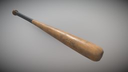 Baseball Bat PBR model