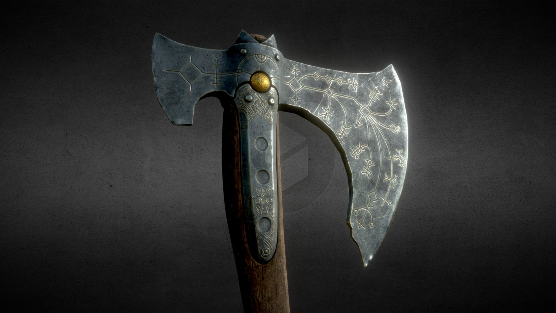 Leviathan Axe from God of War
https://www.artstation.com/artwork/N5Ly6g - Leviathan Axe - Download Free 3D model by Sky_Hunter 3d model