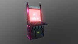 Cyberpunk Arcade arcade, future, akira, cyberpunk, cyberpunk2077, substancepainter, substance, scifi