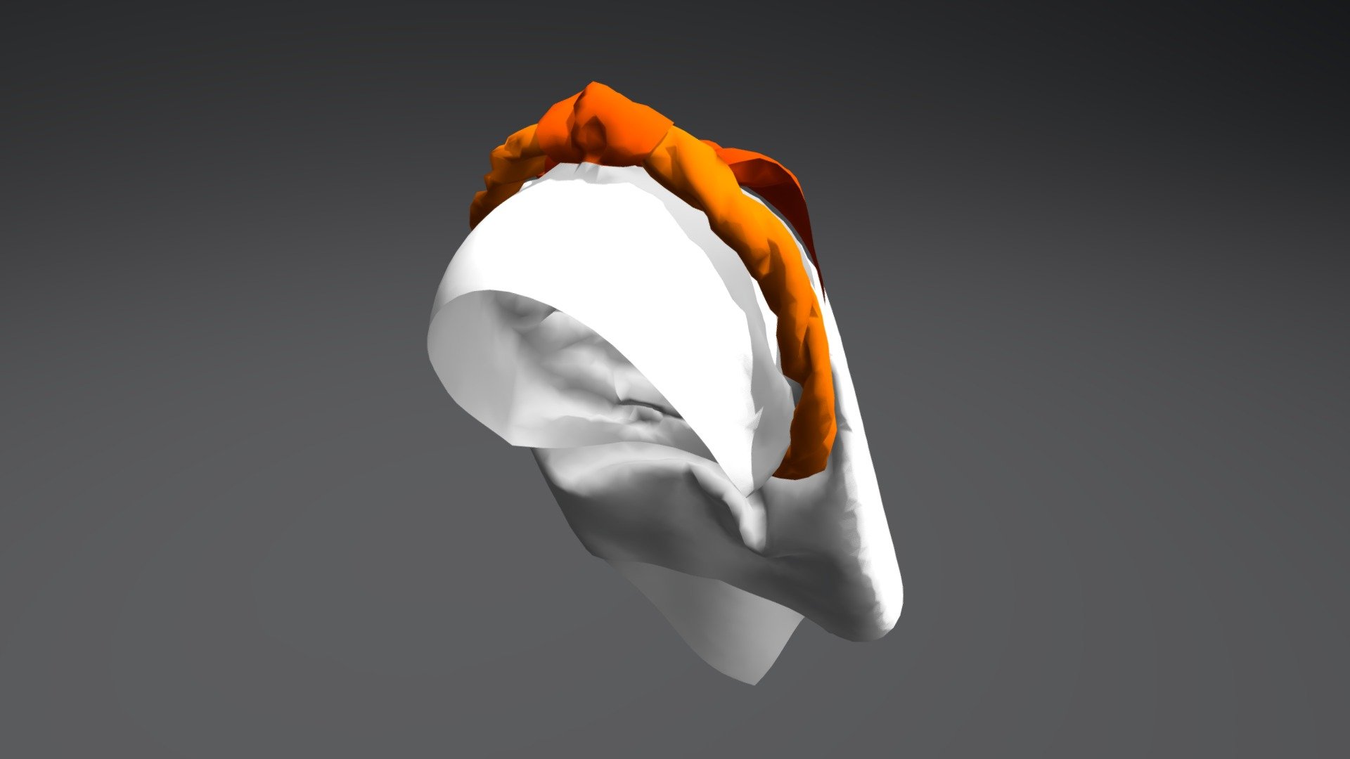 A headscarf, or head scarf, is a scarf covering most or all of the top of a person's, usually women's, hair and head, leaving the face uncovered. A headscarf is formed of a triangular cloth or a square cloth folded into a triangle, with which the head is covered.

*1 model (medium poly) with materials 3d model