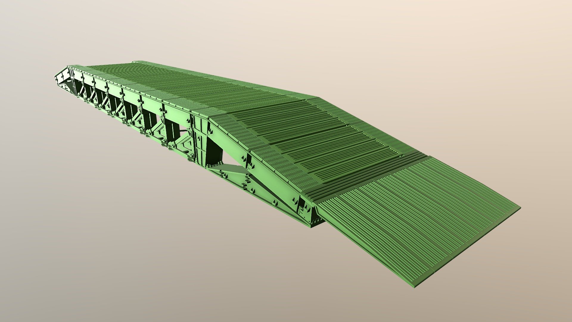 Hello,
I hope You enjoy to examin this 3D printable Medium Girder Bridge.

It was designed for SLS printing,- made of Nylon/Polyamide - Girder Bridge Parts 1-8 3D printable - 3D model by kaaa 3d model