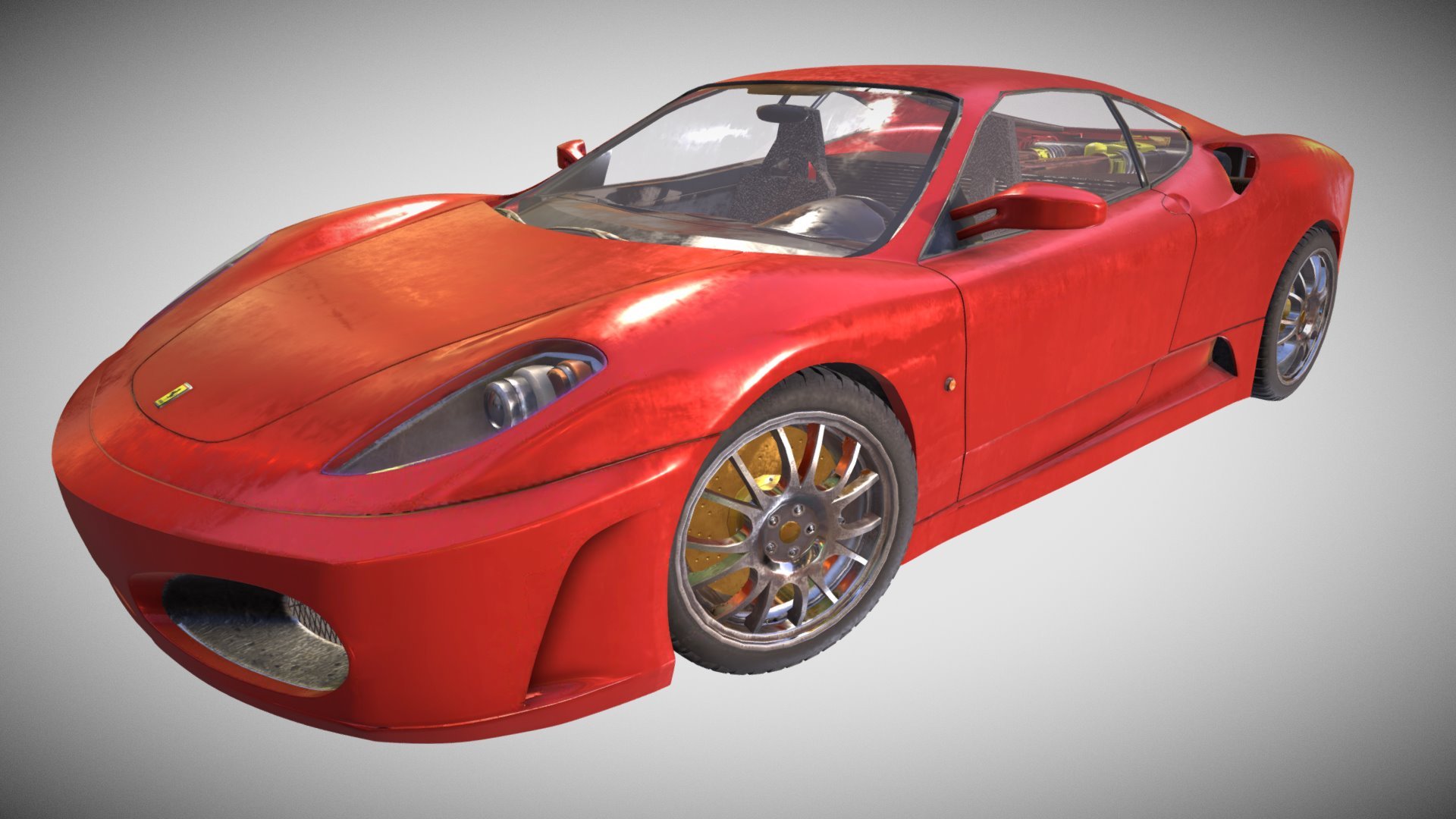 PBR Specular/Glossiness - Full Car is Only One Material 4k

 Diffuse

 Gloss

 Normal

 Specular 
* Ambient Occlusion Ao

* Opacity - Ferrari F40 - One Material - Buy Royalty Free 3D model by Francesco Coldesina (@topfrank2013) 3d model