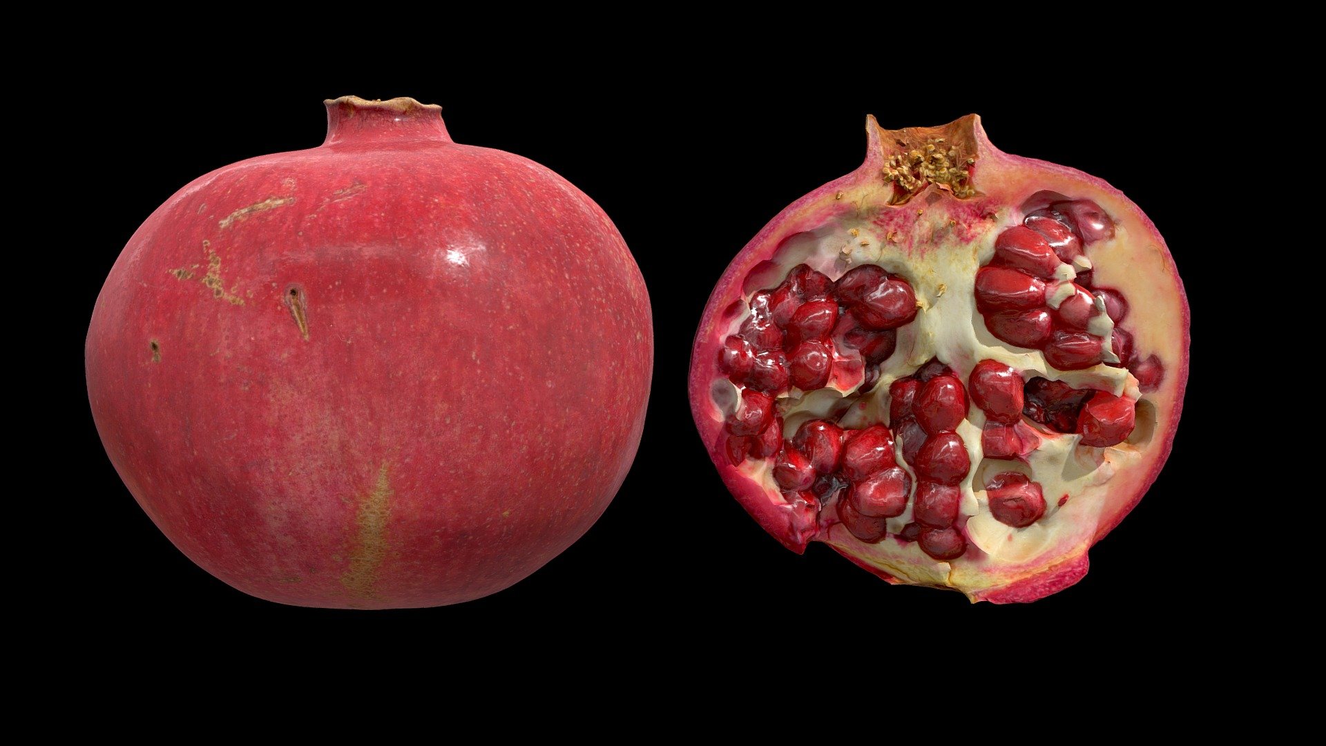 Pomegranate photogrammetry
whole : 310 photos
half : 372 photos - Pomegranate (ザクロ) - 3D model by STUDIO DUCKBILL (@DuckbillStudio) 3d model