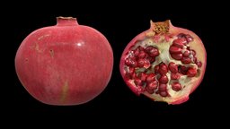 Pomegranate (ザクロ) fruit, realitycapture, photogrammetry