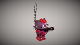 Hello Kitty toy, hello, kitty, hellokitty, blender3d