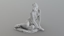 Nymph with a Shell paris, greek, historical, louvre, marble, statue, nymphe, 8k, capturingreality, ancient-greece, photoscan, realitycapture, photogrammetry, art, 3dscan, sculpture, louvremuseum, marble-sculpture