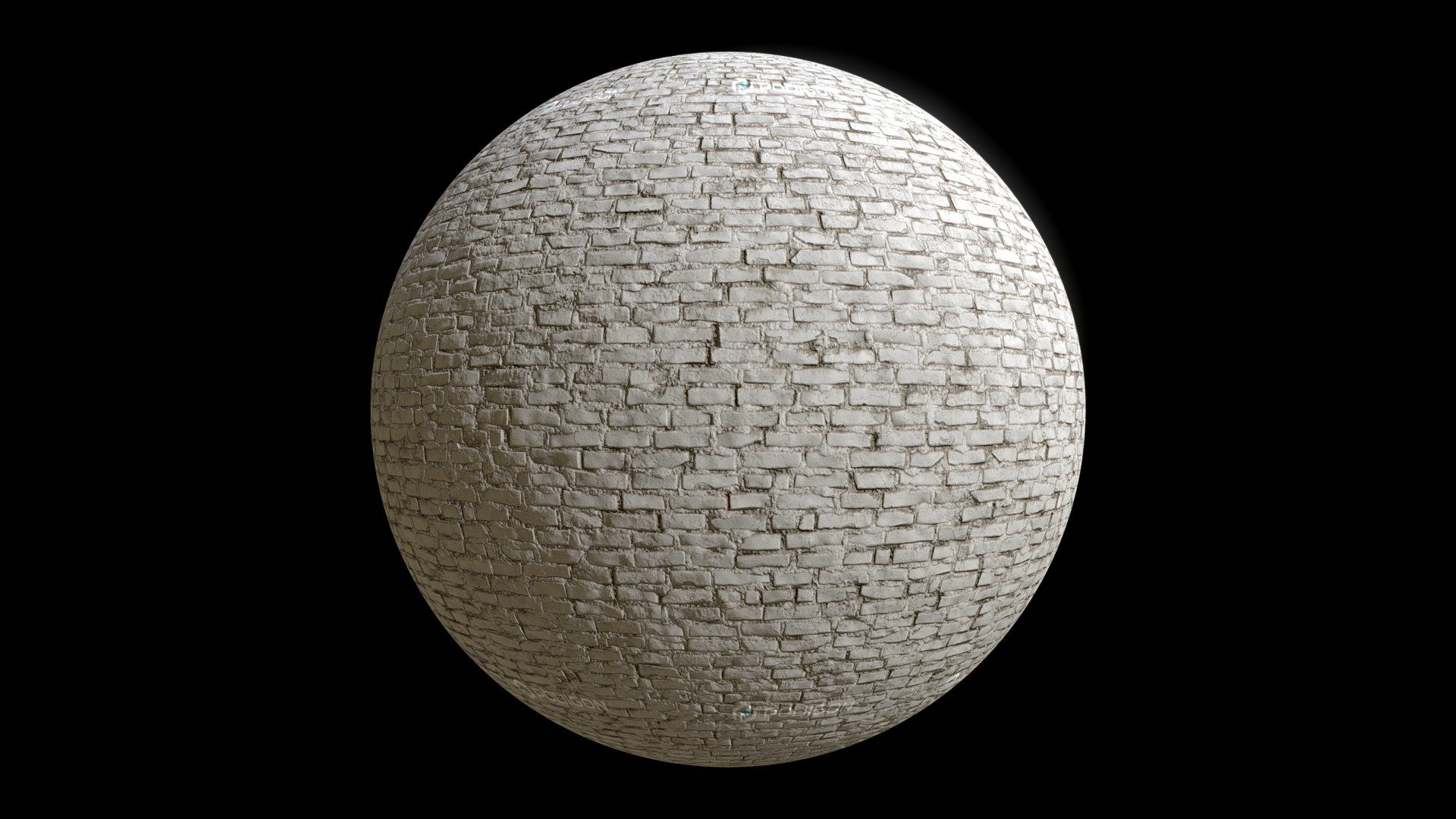 Find on Poliigon.com at https://www.poliigon.com/texture/bricks-dusty-painted-white-001 - Bricks Dusty Painted White 001 - 3D model by Poliigon.com (@poliigon) 3d model