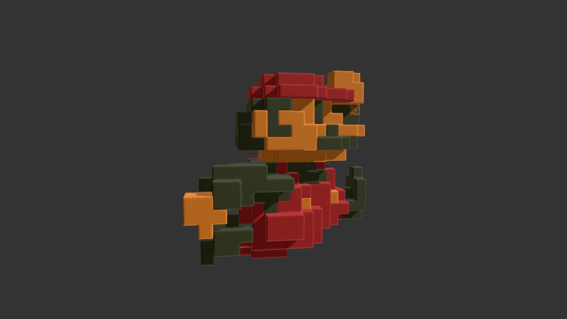 Patreon: https://www.patreon.com/haepon

This is the voxel Mario created by 3DCG 3d model