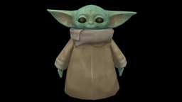 Baby Yoda (Star Wars) FREE papercraft