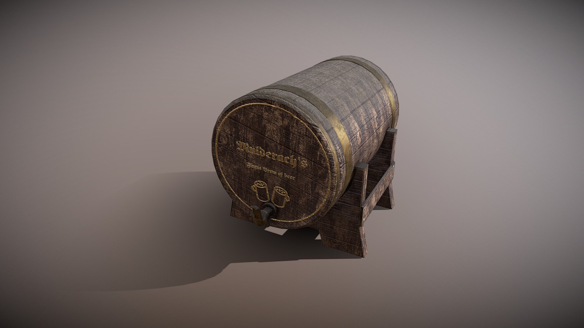 for the pub or tavern.
Time for a little more fun in the dojo&hellip; todays victim is:
https://sketchfab.com/garyelder
be sure to follow this cool guy!
Cheers!! - Beer barrel - Download Free 3D model by Thunder (@thunderpwn) 3d model