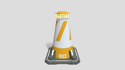 Sci- Fi Traffic Cone 002