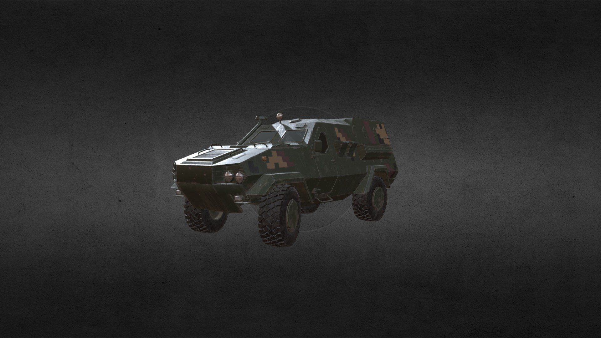 Dozor-B is a Ukrainian armored combat vehicle. I made this model for about 25 days.
Number of triangles is 24,139
Textures in 2k - Dozor-B Game Ready model - 3D model by roma_rpx 3d model