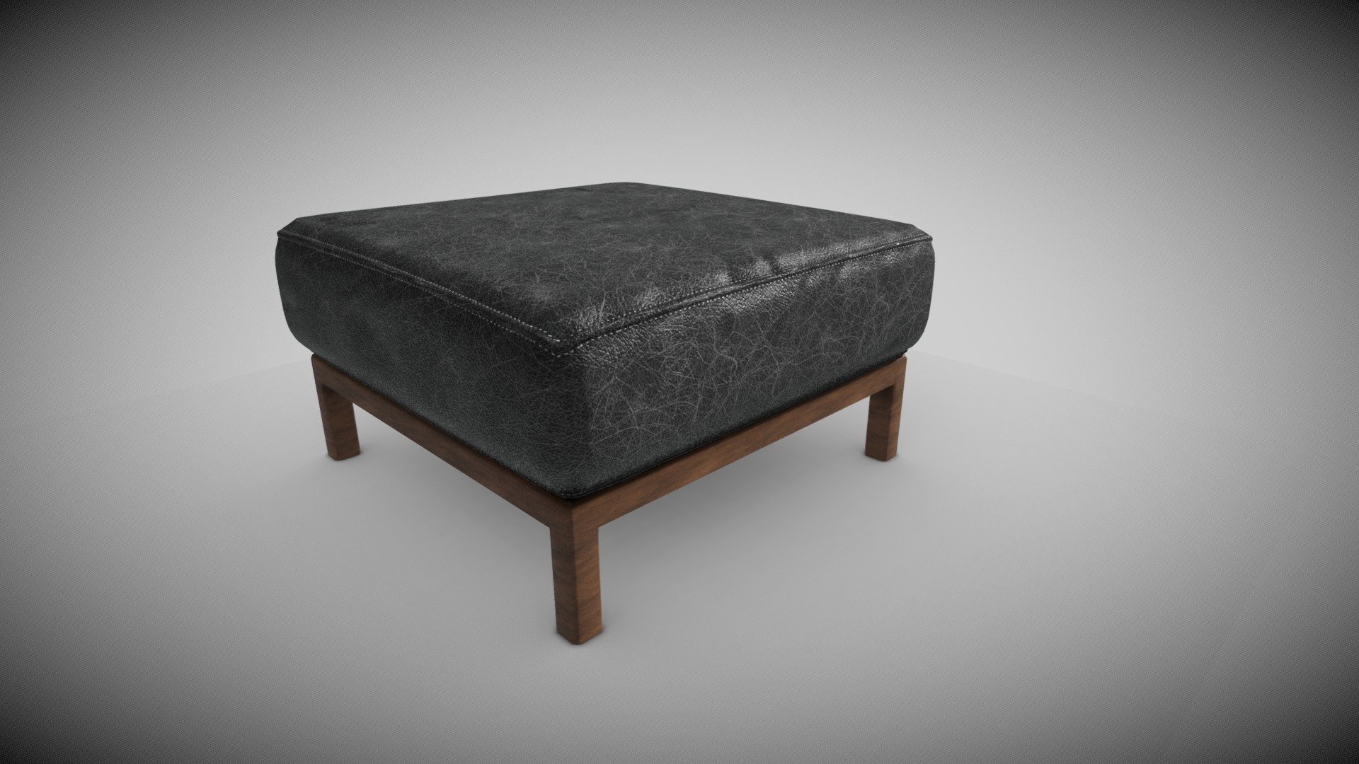 A perfect model to add to your renders and games. 
Includes 3 Textures packs in  2k and 4k resolution for UE4 and Unity engines and HD rendering.
Triangulated and Quaded Mesh's included in .dae .obj and .fbx formats - Soft Leather Footstool Black - Buy Royalty Free 3D model by PhotoGramGear 3d model