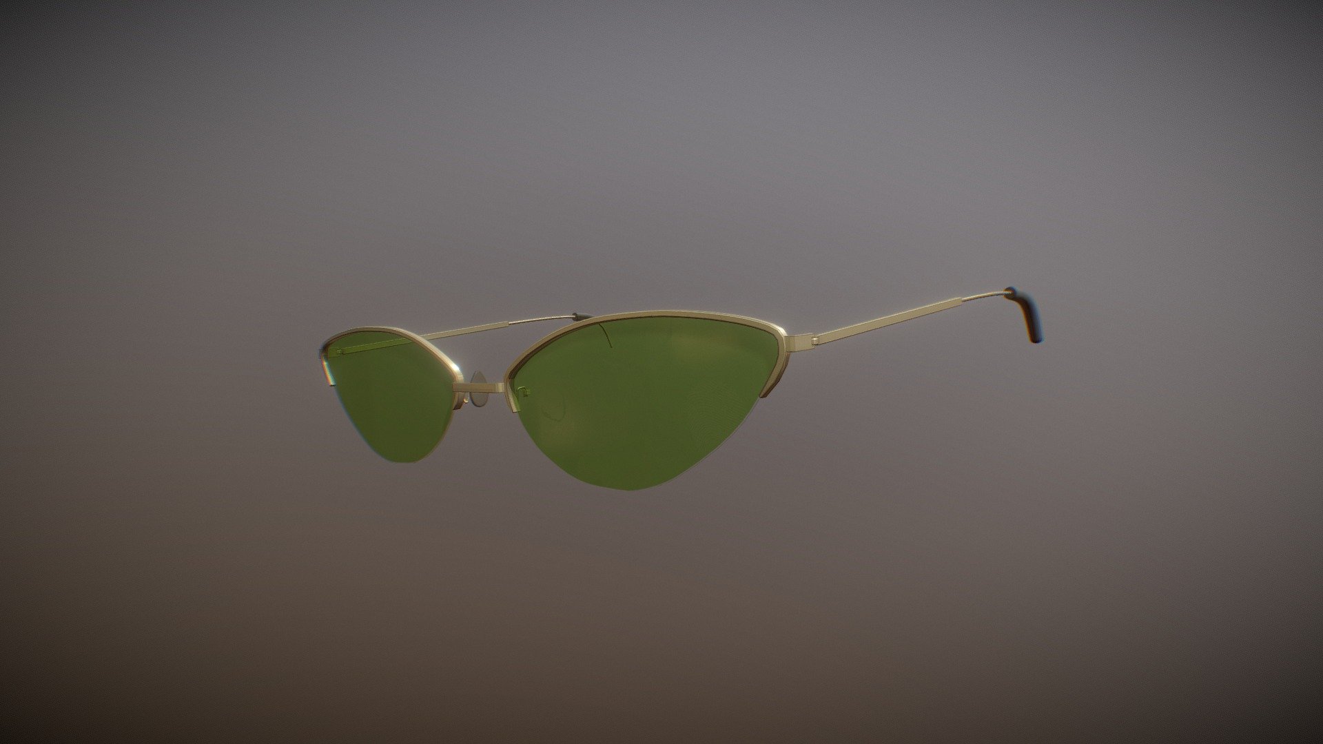 Cateye glasses - Glasses - Download Free 3D model by Lamis (@LamiM) 3d model