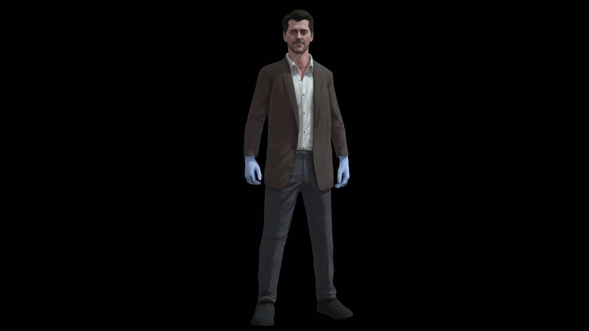 Man :

3d Game Ready Man Character.

High detail and realistic model.



Rigged, with high definition textures.



Includes 3 variations (NoCloth and Noglove).

Complete archive in additional file - Man - Buy Royalty Free 3D model by lidiom4ri4 3d model