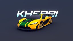 ARCADE: "Khepri" Hypercar fast, vehicle, stylized, concept, noai
