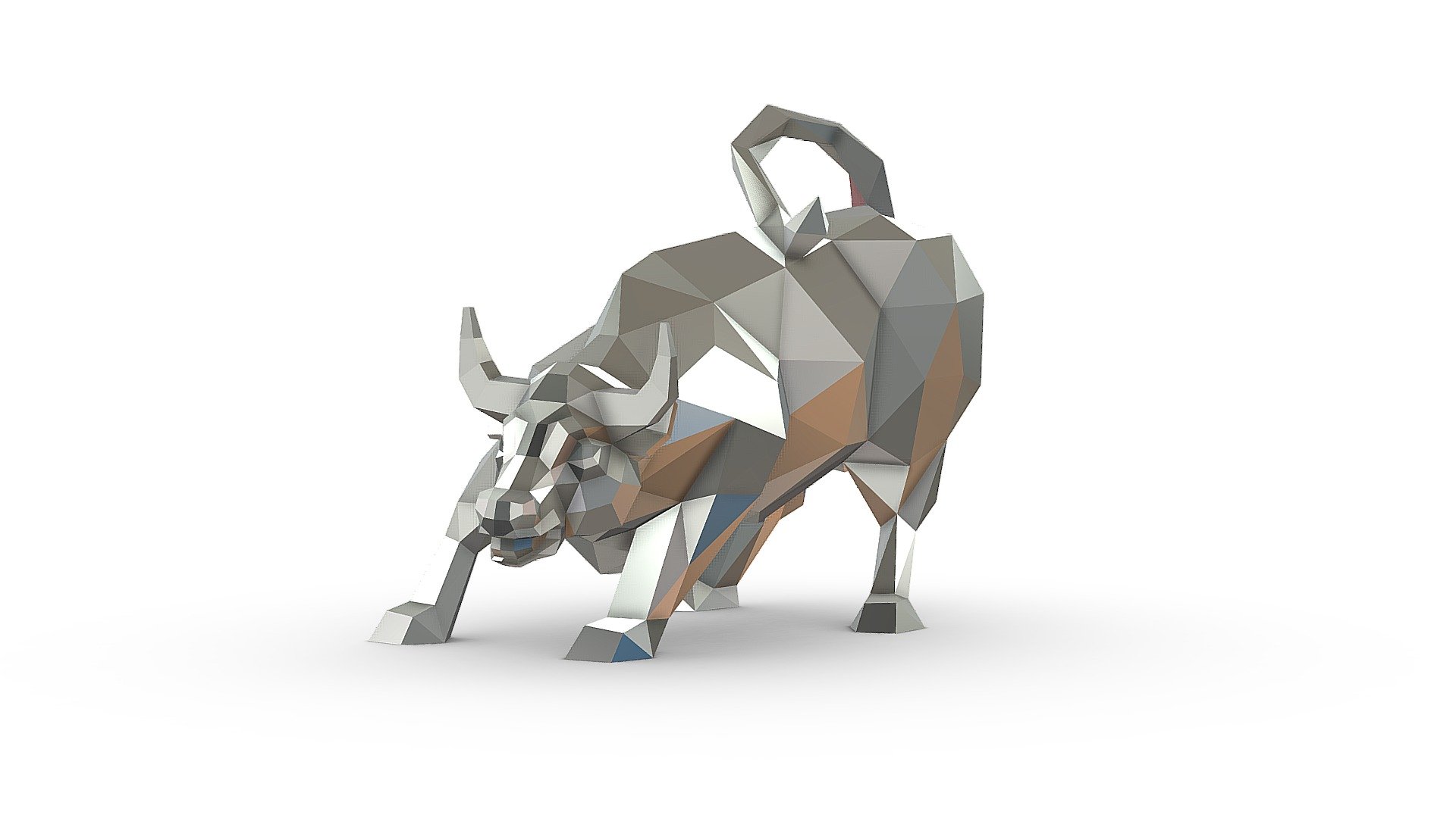 Bull WS - 3D model by PolyArt (@ivan2020) 3d model