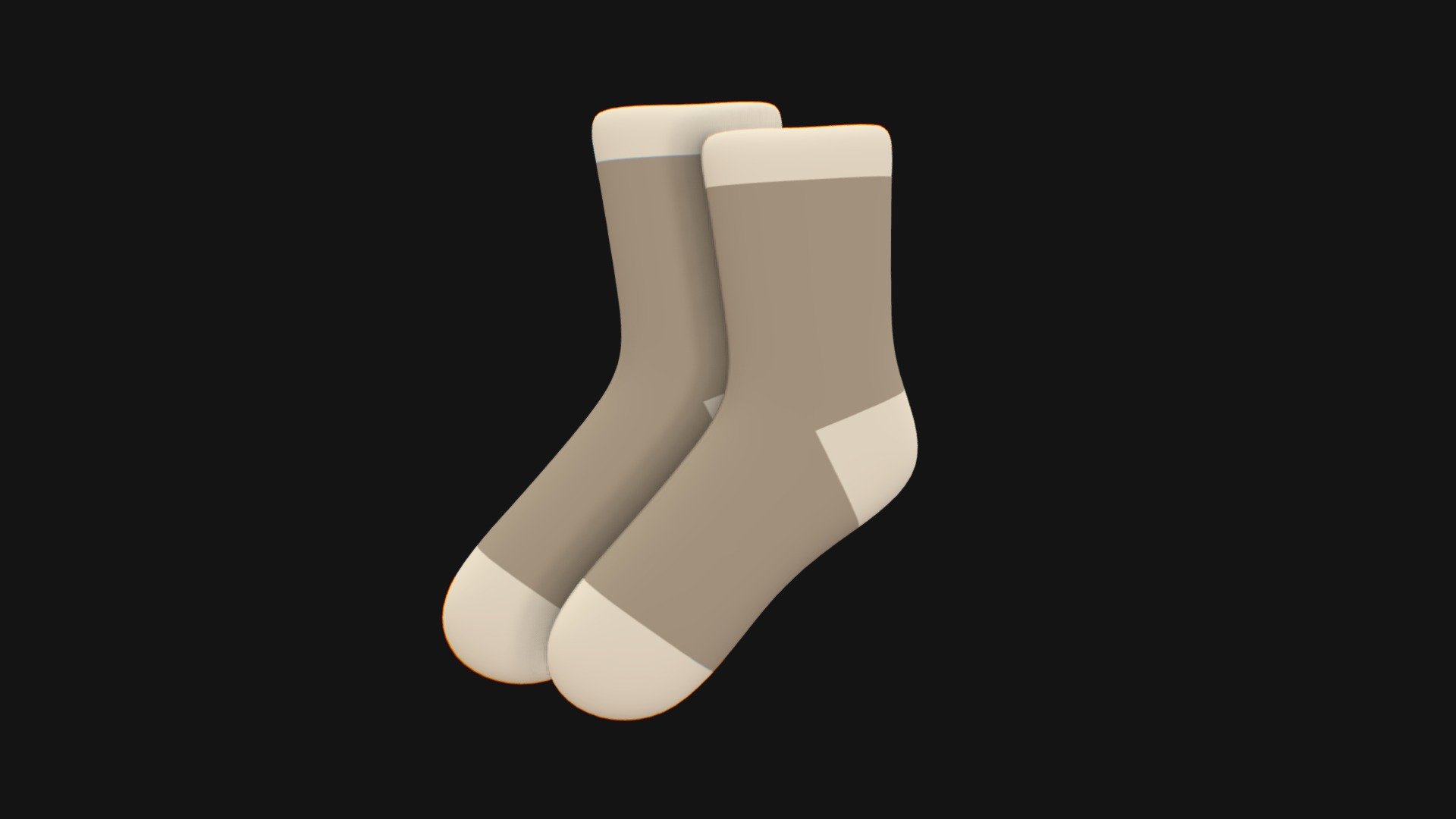 Socks 3D Icon - Socks (3D Icon) - 3D model by Alexander (@pravdin) 3d model