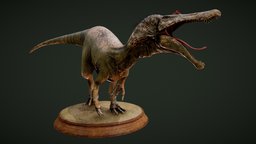 Baryonyx predator, reptile, baryonyx, mesozoic, paleoart, walkeri, character, game, creature, monster, prehistoric, dinosaur