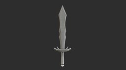 Basic Sword _noTex medieval, weapon, sword, war