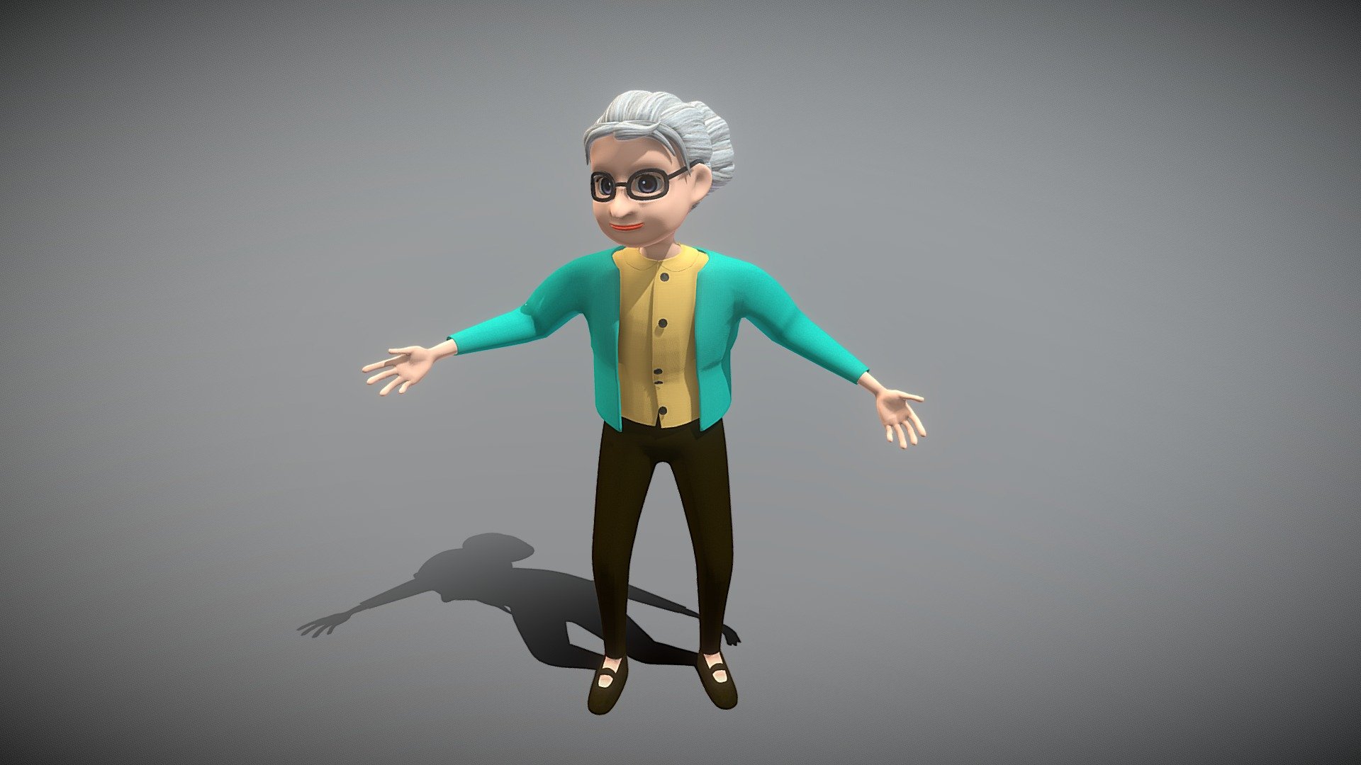 This is a very cartoon grandma model.

If you want more cute models, or you have any questions, please feel free to contact us.

E-mail: sgzxzj13@163.com - Cartoon Grandma - 3D model by Easy Game Studio (@Jeremy_Zh) 3d model