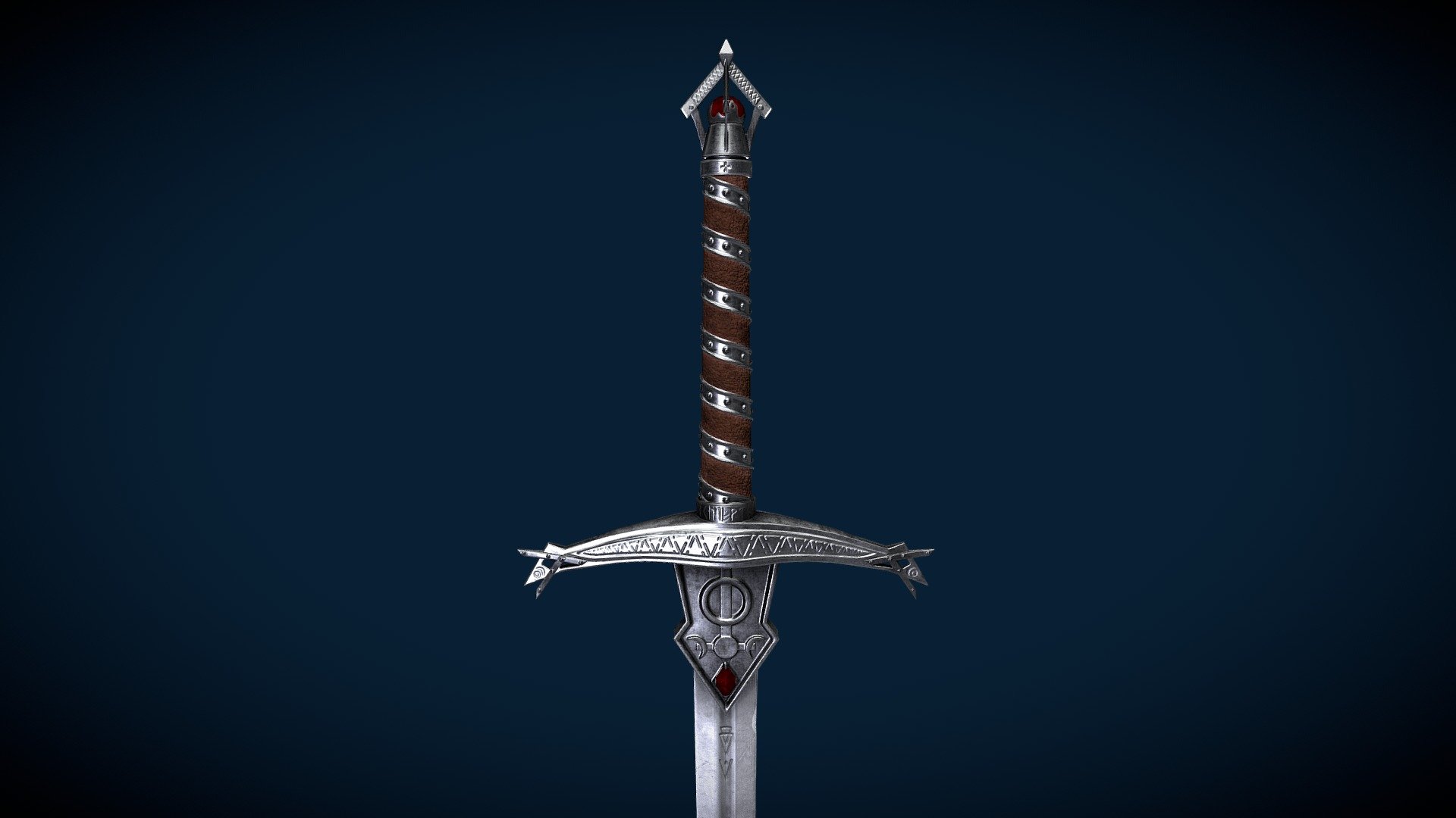 First game ready model of sword.
Please, welcome to my artctation!
https://www.artstation.com/artwork/8w8Eon - Medival Sword - 3D model by AlenSy 3d model