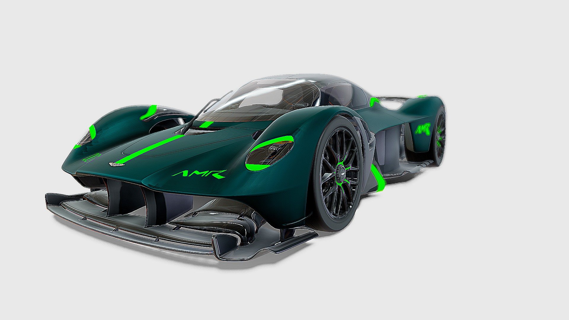 The Aston Martin Valkyrie, also known by its internal code names AM-RB 001 (for Aston Martin Red Bull 001) and Nebula, is a supercar produced by the British automobile manufacturer Aston Martin from November 2021. It is a two-door coupe offering two seats, whose design is inspired by Formula 1 single-seaters. The manufacturer created it in collaboration with Red Bull Advanced Technologies. The final version of the Valkyrie is presented at the 2019 Geneva International Motor Show. Aston Martin announces a production limited to 150 examples, and 25 additional examples for the AMR Pro version reserved for use on the circuit 3d model